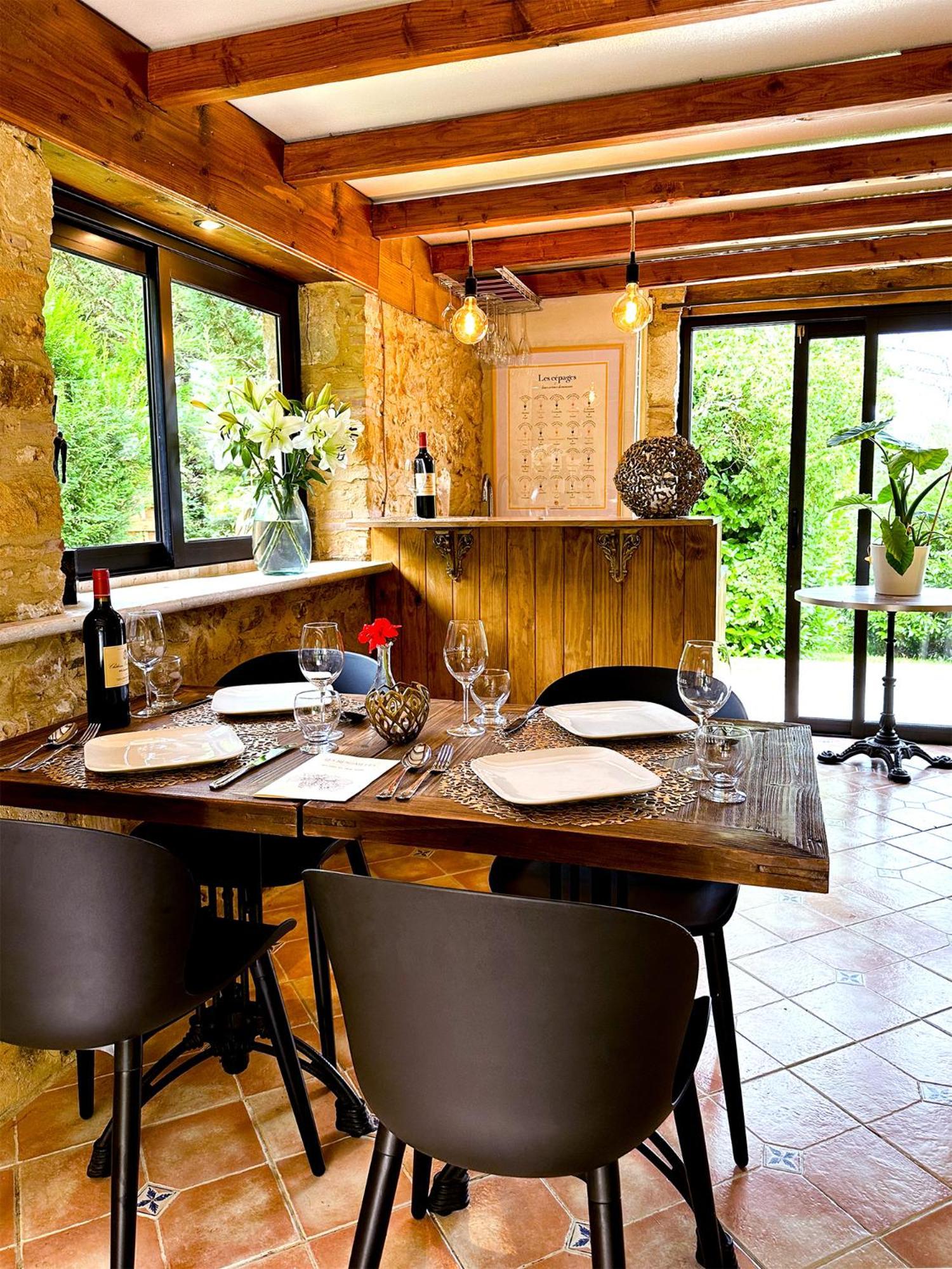 Bed and Breakfast Les Rocailles Lamonzie-Montastruc Exterior foto